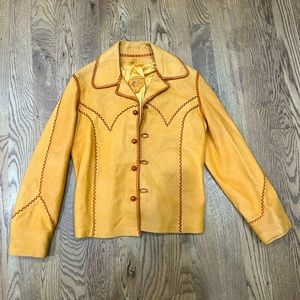 Vintage Joo Kay Leather Jacket handmade